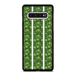 JOHN DEERE WALL COLLAGE GREEN Samsung Galaxy S10 Case Cover JOHN DEERE WALL COLLAGE GREEN Samsung Galaxy S10 Case Cover