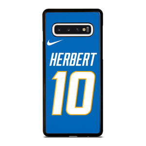 JUSTIN HERBERT LOS ANGELES CHARGERS NFL Samsung Galaxy S10 Case Cover JUSTIN HERBERT LOS ANGELES CHARGERS NFL Samsung Galaxy S10 Case Cover