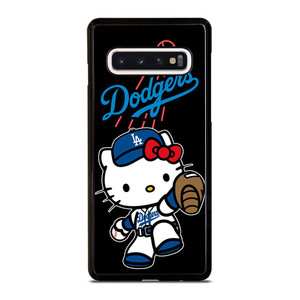 LA DODGERS HELLO KITTY BASEBALL Samsung Galaxy S10 Case Cover