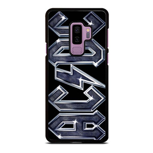 ACDC METAL CARBON LOGO Samsung Galaxy S9 Plus Case Cover