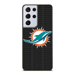MIAMI DOLPHINS FOOTBALL TEXT Samsung Galaxy S21 Ultra Case Cover