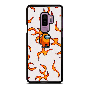 AMONG US ORANGE FLAMES Samsung Galaxy S9 Plus Case Cover AMONG US ORANGE FLAMES Samsung Galaxy S9 Plus Case Cover