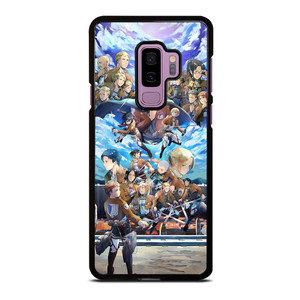 ATTACK ON TITAN ANIME CHARACTER Samsung Galaxy S9 Plus Case Cover ATTACK ON TITAN ANIME CHARACTER Samsung Galaxy S9 Plus Case Cover