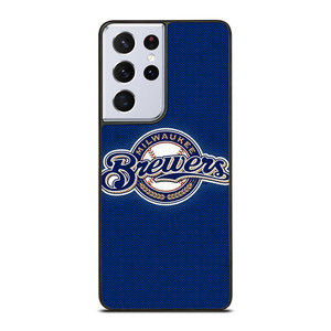 MILWAUKEE BREWERS MLB BASEBALL LOGO Samsung Galaxy S21 Ultra Case Cover