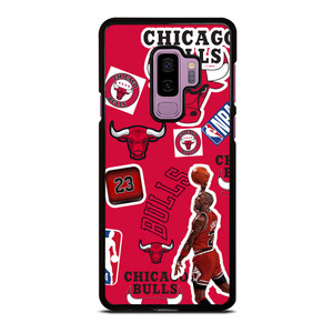 CHICAGO BULLS STICKER BOMB Samsung Galaxy S9 Plus Case Cover