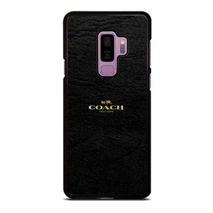 COACH NEW YORK BLACK LEATHER Samsung Galaxy S9 Plus Case Cover COACH NEW YORK BLACK LEATHER Samsung Galaxy S9 Plus Case Cover