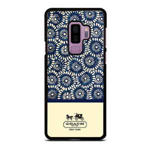COACH NEW YORK BLUE FLORAL BATIK Samsung Galaxy S9 Plus Case Cover COACH NEW YORK BLUE FLORAL BATIK Samsung Galaxy S9 Plus Case Cover