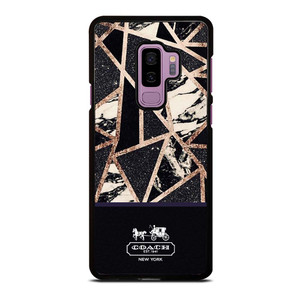 COACH NEW YORK GOLD BLACK TEXTURE Samsung Galaxy S9 Plus Case Cover COACH NEW YORK GOLD BLACK TEXTURE Samsung Galaxy S9 Plus Case Cover