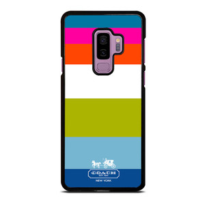 COACH NEW YORK STRIPE Samsung Galaxy S9 Plus Case Cover