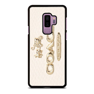 COACH PINK PATTERN MATE Samsung Galaxy S9 Plus Case Cover