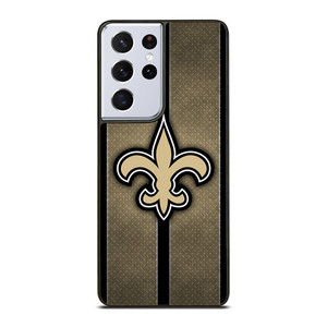 NEW ORLEANS SAINTS NFL METAL STRIPE Samsung Galaxy S21 Ultra Case Cover