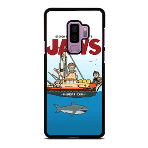 JAWS LOGO 8 BIT Samsung Galaxy S9 Plus Case Cover