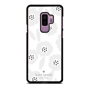 KATE SPADE GREY FLOWER Samsung Galaxy S9 Plus Case Cover