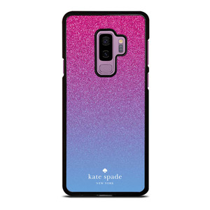 KATE SPADE NEW YORK PINK BLUE GLITTER Samsung Galaxy S9 Plus Case Cover