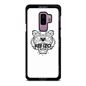 KENZO PARIS BORDERED LOGO WHITE Samsung Galaxy S9 Plus Case Cover
