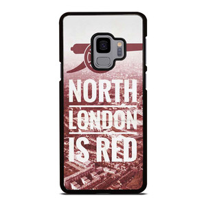 ARSENAL NORTH LONDON IS RED Samsung Galaxy S9 Case Cover ARSENAL NORTH LONDON IS RED Samsung Galaxy S9 Case Cover