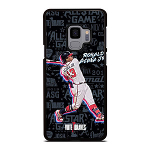 ATLANTA BRAVES ACUNA SHOOT WALL Samsung Galaxy S9 Case Cover ATLANTA BRAVES ACUNA SHOOT WALL Samsung Galaxy S9 Case Cover