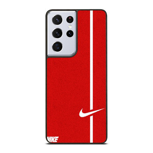 NIKE LOGO RED STRIPE Samsung Galaxy S21 Ultra Case Cover