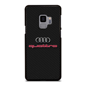 AUDI QUATTRO CARBON LOGO Samsung Galaxy S9 Case Cover AUDI QUATTRO CARBON LOGO Samsung Galaxy S9 Case Cover