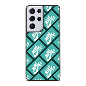 NIKE SB SKATEBOARD BOX PATTERN TURQUOISE Samsung Galaxy S21 Ultra Case Cover