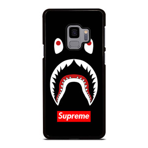BAPE CAMO SHARK SUPREME BLACK Samsung Galaxy S9 Case Cover