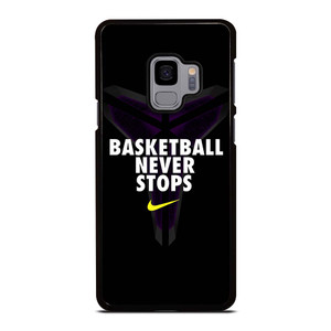BASKETBALL NEVER STOPS BLACK MAMBA Samsung Galaxy S9 Case Cover BASKETBALL NEVER STOPS BLACK MAMBA Samsung Galaxy S9 Case Cover