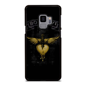 BON JOVI BAND GOLD LOGO Samsung Galaxy S9 Case Cover BON JOVI BAND GOLD LOGO Samsung Galaxy S9 Case Cover