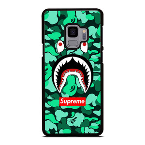 CAMO BATHING APE SUPREME GREEN Samsung Galaxy S9 Case Cover