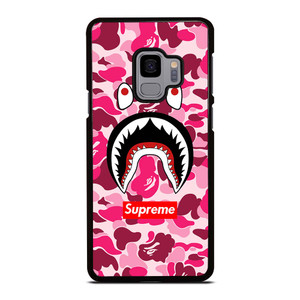 CAMO BATHING APE SUPREME PINK Samsung Galaxy S9 Case Cover
