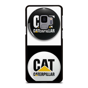 CAT CATERPILLAR WHITE BLACK Samsung Galaxy S9 Case Cover CAT CATERPILLAR WHITE BLACK Samsung Galaxy S9 Case Cover