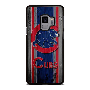 CHICAGO CUBS WOODEN LOGO Samsung Galaxy S9 Case Cover CHICAGO CUBS WOODEN LOGO Samsung Galaxy S9 Case Cover