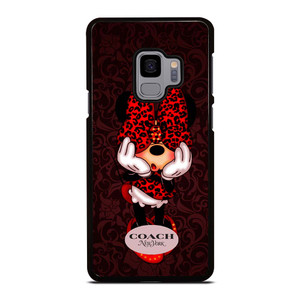 COACH MINNIE MOUSE NEW YORK Samsung Galaxy S9 Case Cover COACH MINNIE MOUSE NEW YORK Samsung Galaxy S9 Case Cover