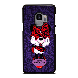 COACH MINNIE MOUSE PURPLE Samsung Galaxy S9 Case Cover COACH MINNIE MOUSE PURPLE Samsung Galaxy S9 Case Cover