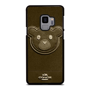 COACH NEW YORK BROWN BEAR Samsung Galaxy S9 Case Cover COACH NEW YORK BROWN BEAR Samsung Galaxy S9 Case Cover