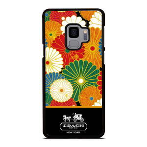 COACH NEW YORK COLORFUL FLORAL LOGO Samsung Galaxy S9 Case Cover COACH NEW YORK COLORFUL FLORAL LOGO Samsung Galaxy S9 Case Cover