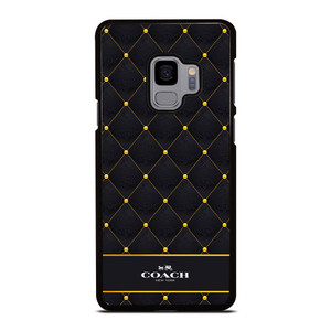 COACH NEW YORK GOLD PATTERN Samsung Galaxy S9 Case Cover