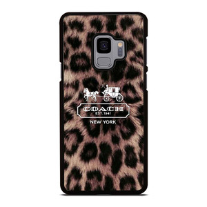 COACH NEW YORK LEOPARD Samsung Galaxy S9 Case Cover