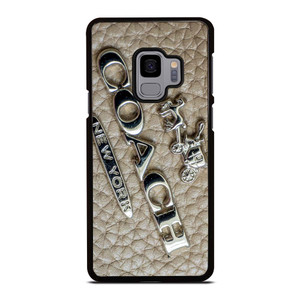 COACH NEW YORK LOGO ON LEATHER Samsung Galaxy S9 Case Cover COACH NEW YORK LOGO ON LEATHER Samsung Galaxy S9 Case Cover