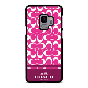 COACH PINK NEW YORK Samsung Galaxy S9 Case Cover COACH PINK NEW YORK Samsung Galaxy S9 Case Cover