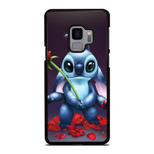 DISNEY STITCH AND ROSE FLOWER Samsung Galaxy S9 Case Cover