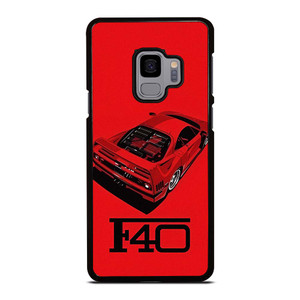 FERRARI F40 SUPERCAR LOGO Samsung Galaxy S9 Case Cover FERRARI F40 SUPERCAR LOGO Samsung Galaxy S9 Case Cover