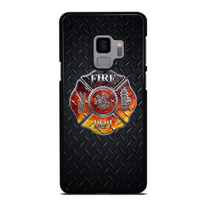 FIREFIGHTER FIREMAN METAL LOGO Samsung Galaxy S9 Case Cover FIREFIGHTER FIREMAN METAL LOGO Samsung Galaxy S9 Case Cover