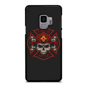 FIREFIGHTER FIREMAN SKULL LOGO Samsung Galaxy S9 Case Cover