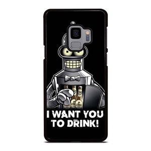 FUTURAMA BENDER QUOTE Samsung Galaxy S9 Case Cover FUTURAMA BENDER QUOTE Samsung Galaxy S9 Case Cover
