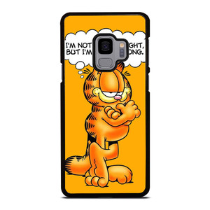 GARFIELD LAZY CAT QUOTE Samsung Galaxy S9 Case Cover GARFIELD LAZY CAT QUOTE Samsung Galaxy S9 Case Cover