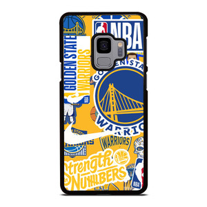 GOLDEN STATE WARRIORS NBA STICKER BOMB Samsung Galaxy S9 Case Cover
