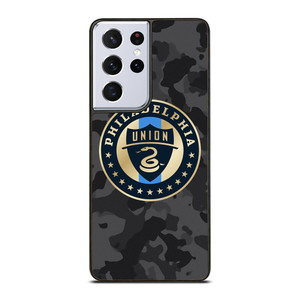 PHILADELPHIA UNION MLS BLACK CAMO Samsung Galaxy S21 Ultra Case Cover PHILADELPHIA UNION MLS BLACK CAMO Samsung Galaxy S21 Ultra Case Cover