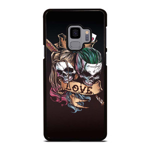 JOKER AND HARLEY QUINN SKULL Samsung Galaxy S9 Case Cover JOKER AND HARLEY QUINN SKULL Samsung Galaxy S9 Case Cover