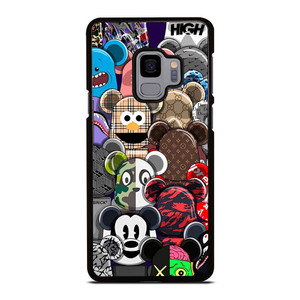 KAWS ALL CHARACTER ICON Samsung Galaxy S9 Case Cover KAWS ALL CHARACTER ICON Samsung Galaxy S9 Case Cover