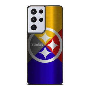 PITTSBURGH STEELERS NFL FOOTBALL METAL Samsung Galaxy S21 Ultra Case Cover